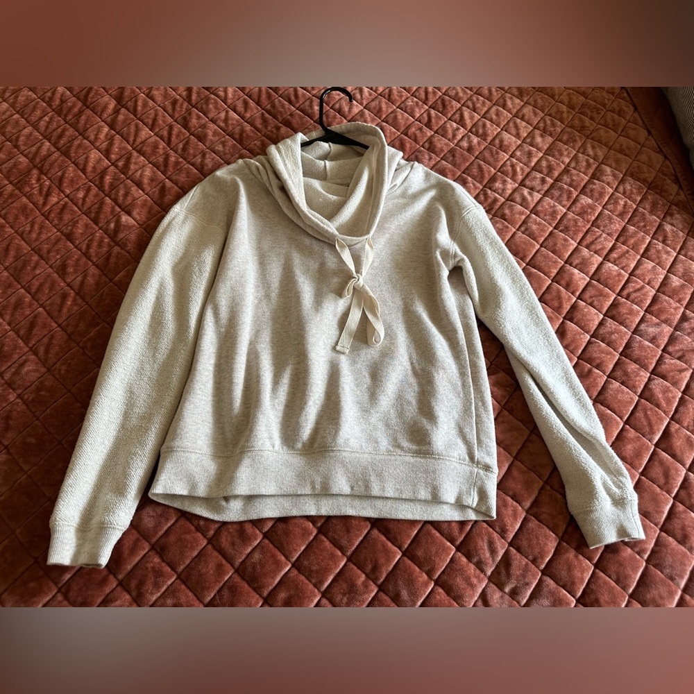 Cream cowl neck sweater